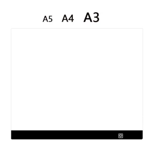 לוח שרטוט לד ציור יהלומים - A3 A4 A5 - מקצועי