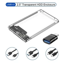 מאגרן דיסק קשיח נייד 2.5 אינץ' SSD SATA ל-USB 3.0