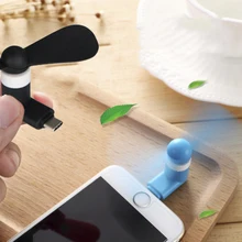מאוורר נייד מיני USB - לקירור הטלפון הנייד