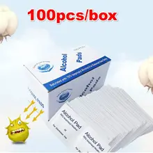 מגבונים אלכוהול לחיטוי 70% - 100 יחידות - ניקוי מהיר