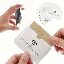 מגן RFID אלומיניום 10 יח׳- מגן כרטיסי אשראי