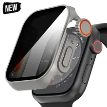 מגן מסך לאפל Watch, סדרה 9,8,7, פרטיות+כיסוי