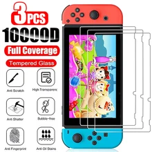 מגן מסך מזכוכית מחוסמת ל-Nintendo Switch - 3 יח'