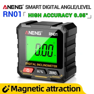 מד זווית דיגיטלי ANENG RN01 - רמת זוית אלקטרונית