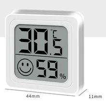 מד חום ולחות דיגיטלי לחדר - צג LCD מיני