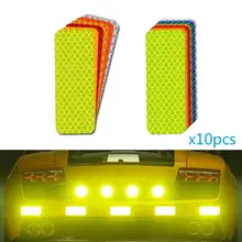 מדבקות מחזירות אור לרכב 3,8 ס,מ - 10 יחידות