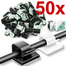 מחזיקי כבלים USB - מארגן חוטי אוזניות ושולחן