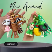 מחזיקי מפתחות אנימה - דמויות מצוירות למפתחות