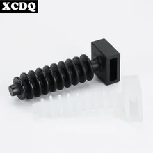 מחזיקי קשרי כבל ניילון - 100 יחידות - קיבוע מהיר