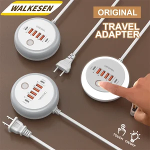 מטען USB נייד 50W - שקע מרובה יציאות לטעינה מהירה