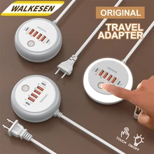 מטען USB נייד 50W - שקע מרובה יציאות לטעינה מהירה