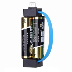מטען חירום לנייד - סוללות AA - Micro USB Type-C