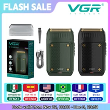 מכונת גילוח מקצועית VGR V-353 - גוזם זקן נייד