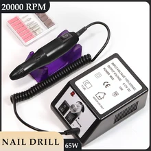 מכונת שיוף ציפורניים מקצועית 20000RPM - ערכה שלמה