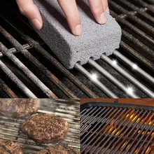 מכחול ניקוי גריל BBQ - אבן פומיס לגריל ברביקיו