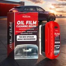 מנקה שמשה לרכב - מסיר שמן וכתמים מהחלון