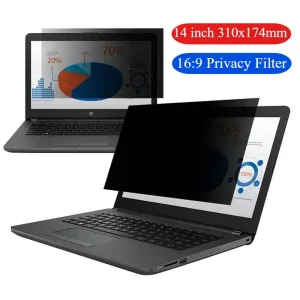 מסך פרטיות למחשב נייד 14 אינץ' - הגנה אנטי-ריגול