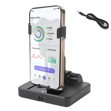 מעמד לפלאפון 2 ב-1 עם מד צעדים - שולחני ונוח