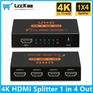 מפצל HDMI 1x4 - איכות 4K Full HD לטלוויזיה