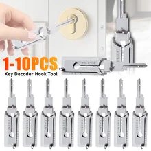 מפרץ מפתחות 2 ב-1, ערכת פריצה מדוייקת מנירוסטה