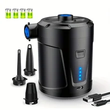 משאבת אוויר ניידת 5200mAh- ניפוח מהיר לקמפינג