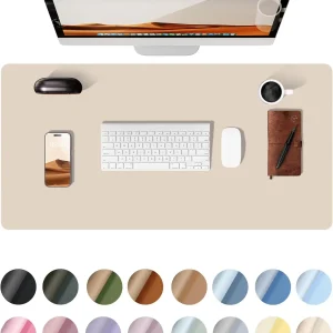 משטח עכבר גדול-עור PU-למשרד ולמחשב נייד