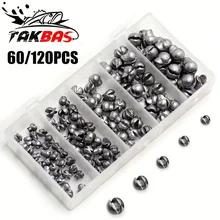 משקולות דיג מקצועיות - 60,120 יחידות, 5 גדלים