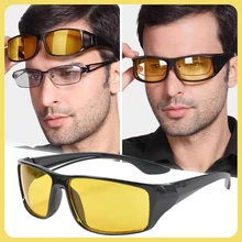 משקפי נהיגה לרכב - ראיית לילה UV + Anti-Glare