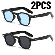 משקפי שמש מרובעים לנשים - בסגנון קוריאני רטרו