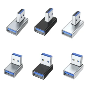 מתאם USB 3.0 מזוויתי למחשב נייד - מאריך ומשפר