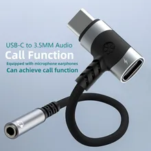 מתאם USB C לאוזניות וטעינה 2 ב-1 - PD 100W