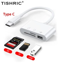 מתאם USB-C רב תכליתי, קורא כרטיסי זיכרון + OTG