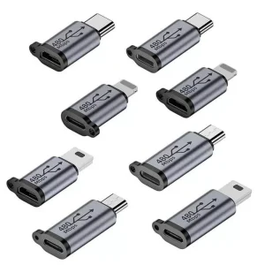 מתאם USB, Type C ל-Mini,Micro - מחבר איכותי