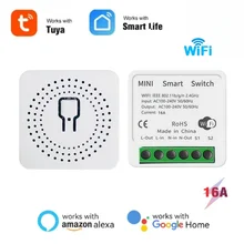 מתג חכם Tuya 16A Mini - שליטה מרחוק WIFI DIY