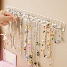 מתלה תכשיטים קיר - אקריליק - מארגן שרשראות