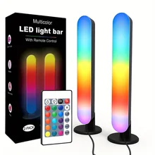 נורת מקצב מוזיקה RGB - בר תאורה מעוצב נטען USB