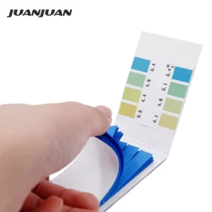 נייר לקמוס לבדיקת חומציות - 80 רצועות מדד PH