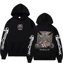 סווטשירט West Coast Choppers, לוגו וינטג', גברים, נשים