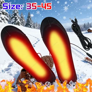 סוליות חימום חשמליות אוניסקס - לחורף, דיג, טיולים