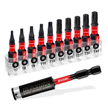 סט ביטים טורקס מקצועי 1 אינץ' , לעבודות קשות