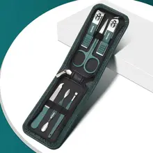 סט צורכי טיפוח אישי - מספריים, קוצץ ציפורניים ירוק