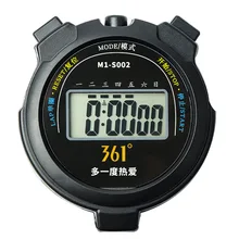 סטופר דיגיטלי מקצועי עמיד במים - שעון עצר לספורט