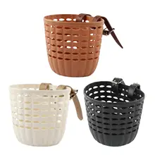 סל אופניים לילדים- סל אחסון עמיד עם רצועות PU