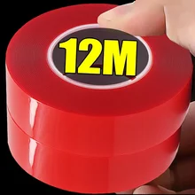 סרט הדבקה דו צדדי ננו - 3,6,12M - שקוף וחזק