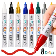 עט צבע לתיקון שריטות לרכב, 8 צבעים, מהיר ייבוש