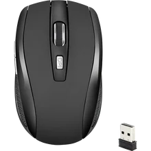 עכבר אלחוטי 2.4G שקט - נייד ונטען למחשב נייד