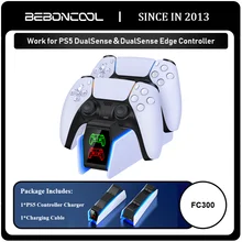 עמדת טעינה מהירה PS5 - מטען כפול וצג LED