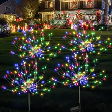 פנסי גן סולאריים זיקוקין 200 LED - עמידים במים
