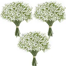 פרחי משי לקישוט - גבסנית לחתונות ויצירה