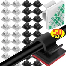 קליפסים לכבלים דביקים - ניהול חוטים לבית ולרכב